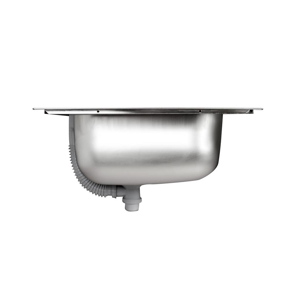 ซิงค์ฝัง 1 หลุม ADVANCED AVP 055MA/C สีเงิน