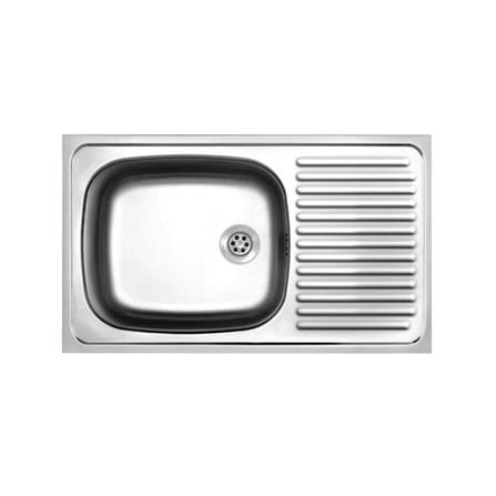 ซิงค์ขาตั้ง 1 หลุม 1 ที่พัก ADVANCED ASB 075MB สีเงิน_2