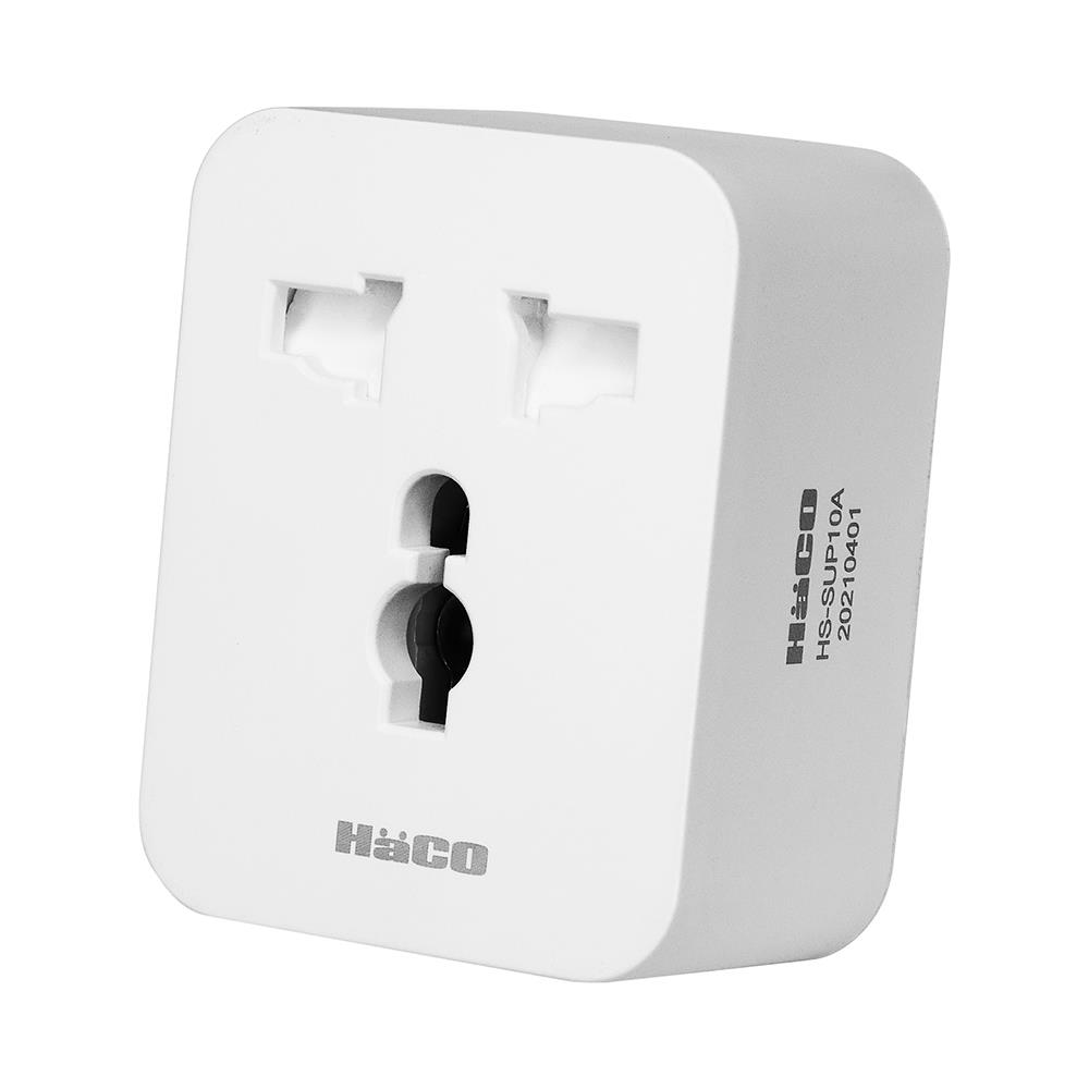 สมาร์ทปลั๊ก IOT HACO HS-SUP10A สีขาว