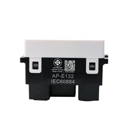 ชุดเต้ารับ 3 ขา + สวิตซ์ 1 ทาง HACO AP-E11 สีขาว_3