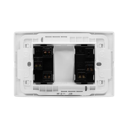 ชุดเต้ารับ 3 ขา + สวิตซ์ 1 ทาง HACO AP-E11 สีขาว_2