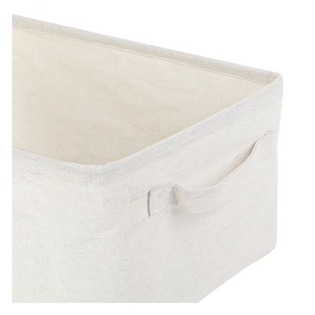 ตะกร้าผ้าเหลี่ยมเตี้ย PLIM SIMPLE SIZE L สีครีม_2