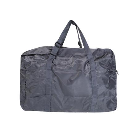 กระเป๋าถือใบใหญ่สำหรับเดินทางพับเก็บได้ PLIM สีเทา/ฟ้า_2