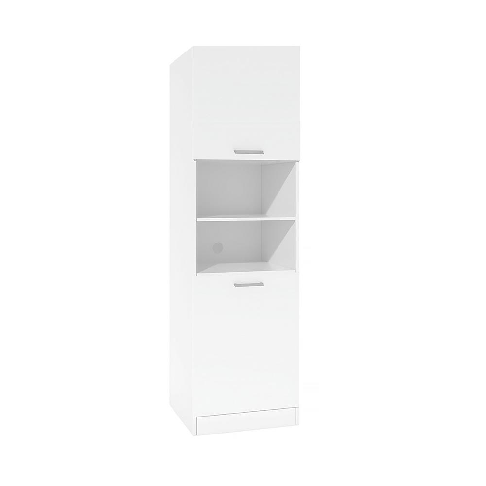 ตู้เสริมทรงสูงแบบมีชั้น CABIN KIN 60x205ซม. สีขาว