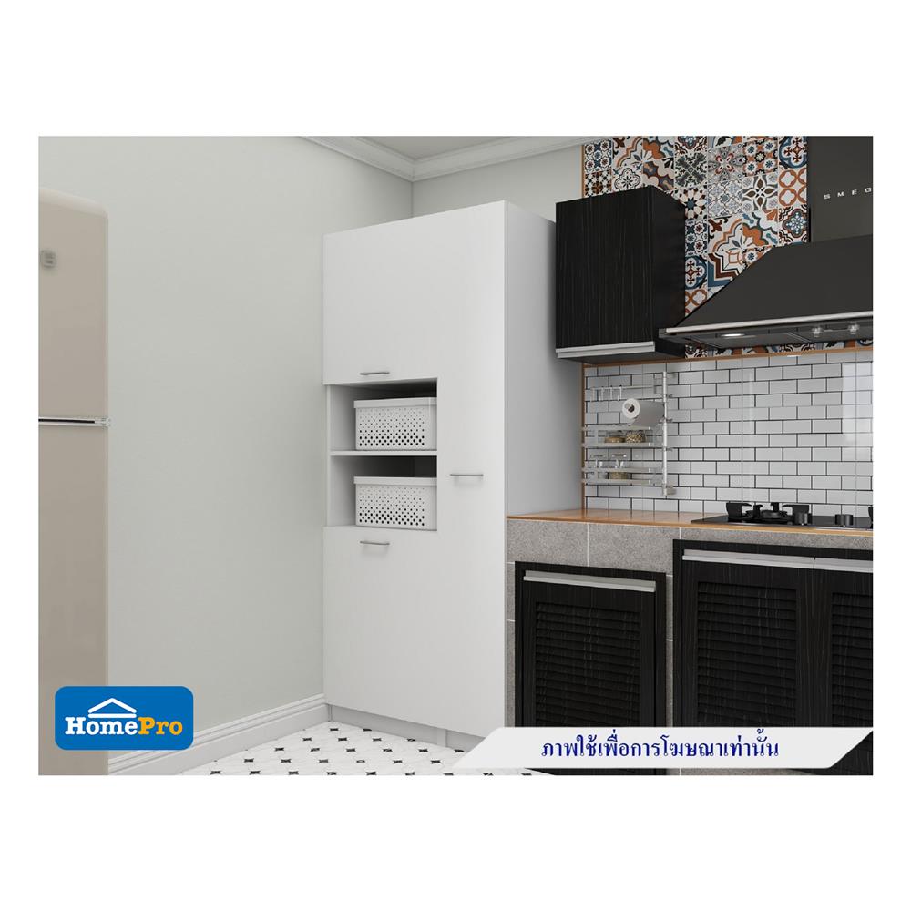 ตู้เสริมทรงสูงแบบมีชั้น CABIN KIN 60x205ซม. สีขาว