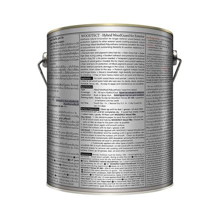 สีย้อมไม้ WOODTECT HYBRID WOODGUARD WW-5500 สีใส เงา 1/4 แกลลอน_2