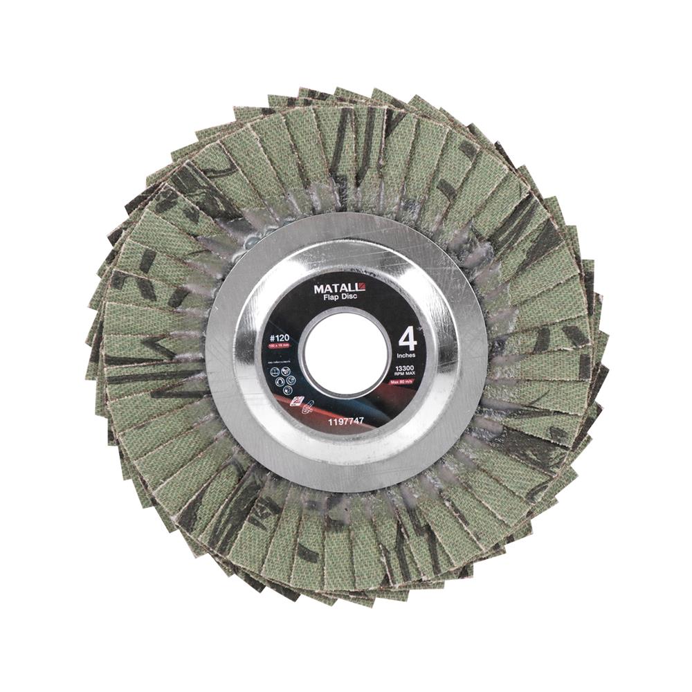 ผ้าทรายซ้อนหลังอ่อน MATALL 4 นิ้ว เบอร์ 120 แพ็ก 2 ชิ้น