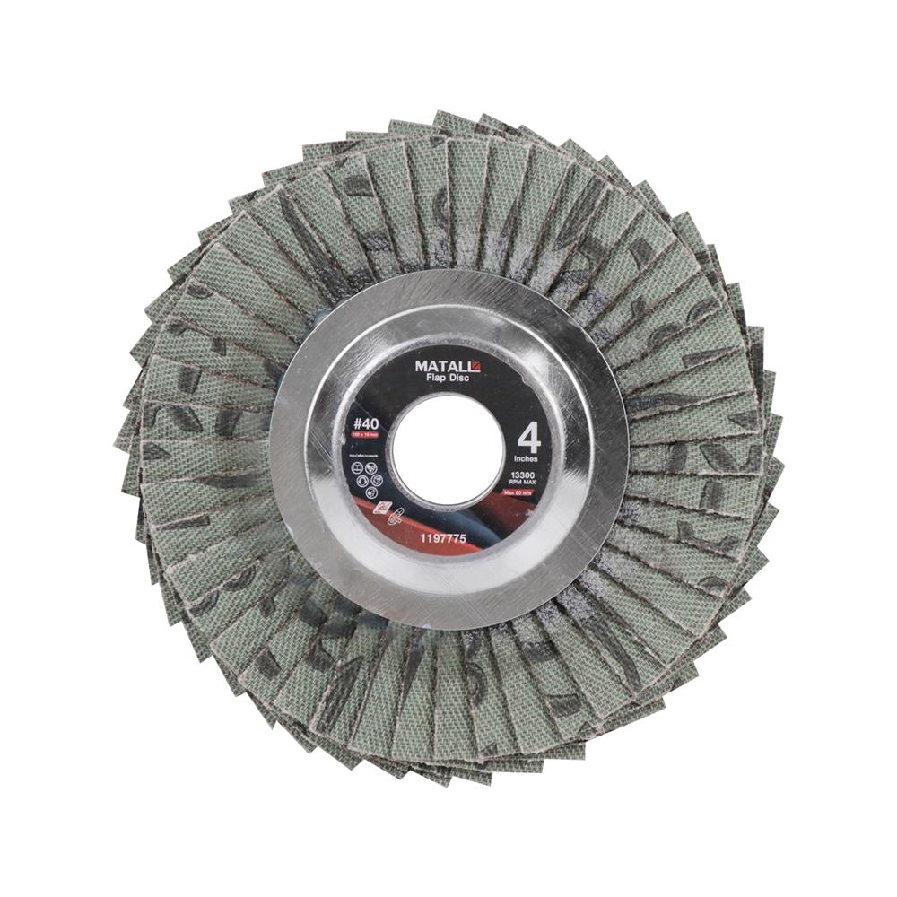 ผ้าทรายซ้อนหลังอ่อน MATALL 4 นิ้ว เบอร์ 40 แพ็ก 2 ชิ้น