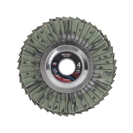 ผ้าทรายซ้อนหลังอ่อน MATALL 4 นิ้ว เบอร์ 80 แพ็ก 2 ชิ้น