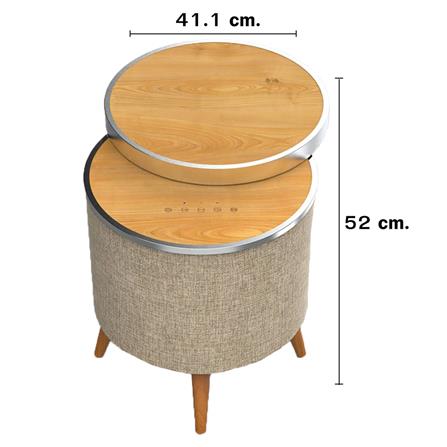 โต๊ะข้างอัจฉริยะ RAGGIO STC-420 สี ASHTREE_3