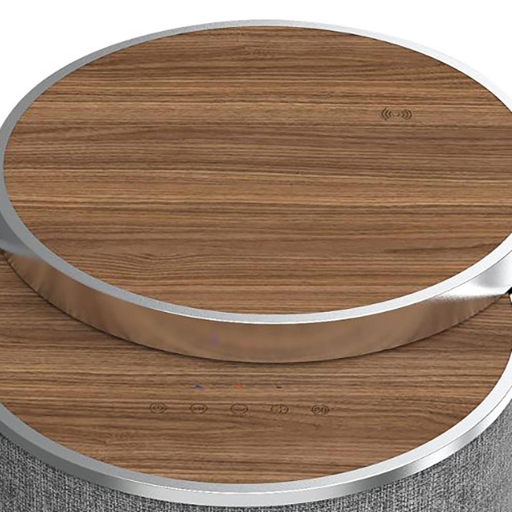 โต๊ะข้างอัจฉริยะ RAGGIO STC-420 สีวอลนัท