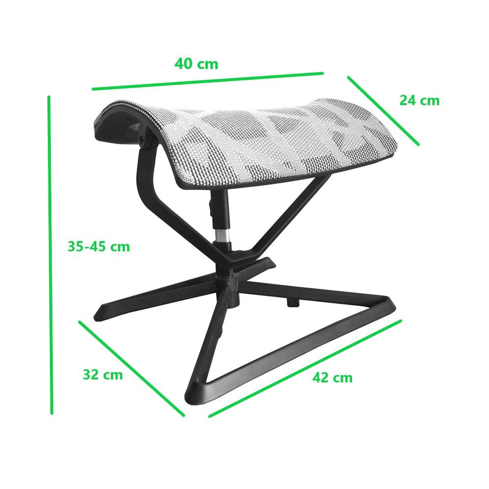 ที่วางขา ERGOHUMAN LEG สีขาว