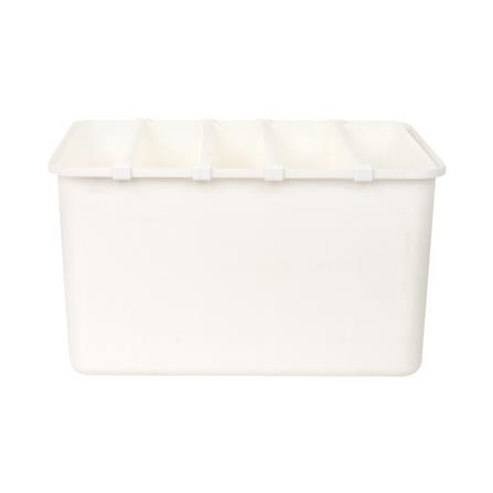 กล่องจัดเก็บผ้าแบ่งช่อง PLIM SIZE M สีขาว_1