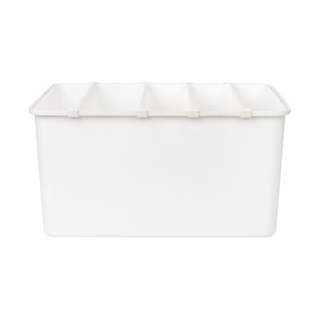 กล่องจัดเก็บผ้าแบ่งช่อง PLIM SIZE L สีขาว_1