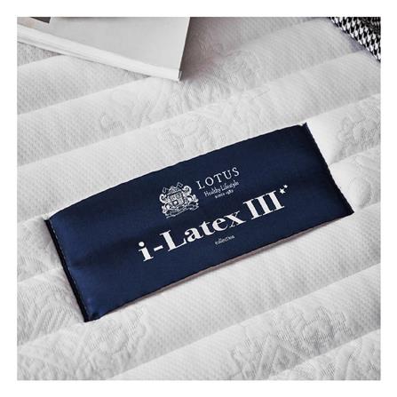 ที่นอน 6 ฟุต LOTUS I-LATEX III (พร้อมหมอนหนุน 2 ชิ้น)_1
