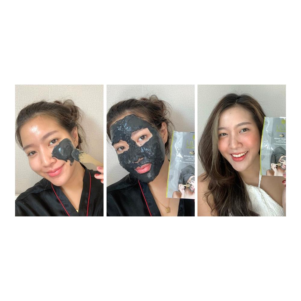 มาส์กหน้า LILLE DETOX CHARCOAL PEEL 40 กรัม