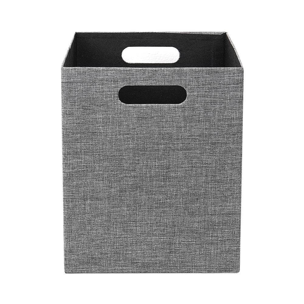 กล่องผ้าพับ STACKO HOME 25x27x31 ซม. ไซซ์ L สีเทา