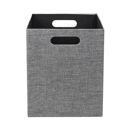 กล่องผ้าพับ STACKO HOME 25x27x31 ซม. ไซซ์ L สีเทา_1