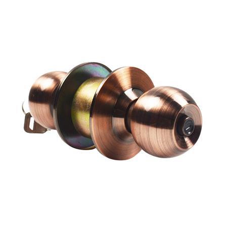 ลูกบิดทั่วไป AZLE DY587 หัวกลม สีทองแดงรมดำ_1