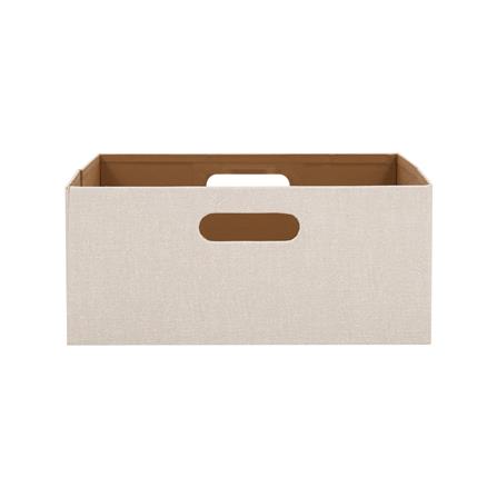 กล่องผ้าพับ STACKO HOME 35x27x15.5 ซม. ไซซ์ M สีครีม_1