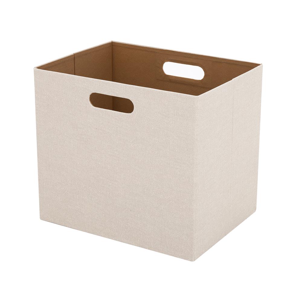 กล่องผ้าพับ STACKO HOME 35x27x31 ซม. ไซซ์ XL สีครีม