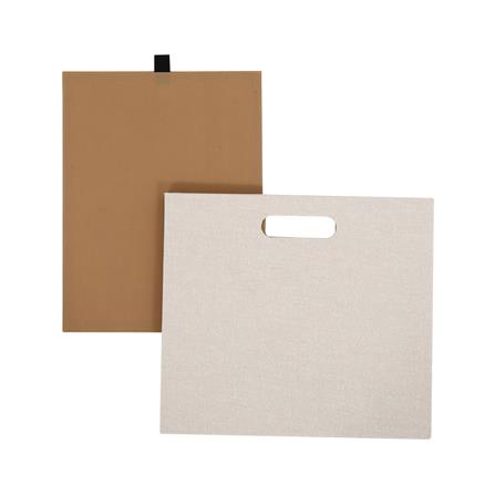 กล่องผ้าพับ STACKO HOME 35x27x31 ซม. ไซซ์ XL สีครีม_2