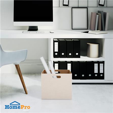 กล่องผ้าพับ STACKO HOME 35x27x31 ซม. ไซซ์ XL สีครีม_4