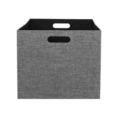 กล่องผ้าพับ STACKO HOME 35x27x31 ซม. ไซซ์ XL สีเทา_1