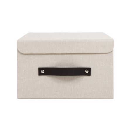 กล่องฝาเปิดผ้า S HOME STACKO 25x27x15.5 ซม. สีครีม_2