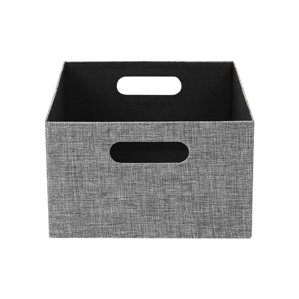 กล่องผ้าพับ STACKO HOME 25x27x15.5 ซม. ไซซ์ S สีเทา