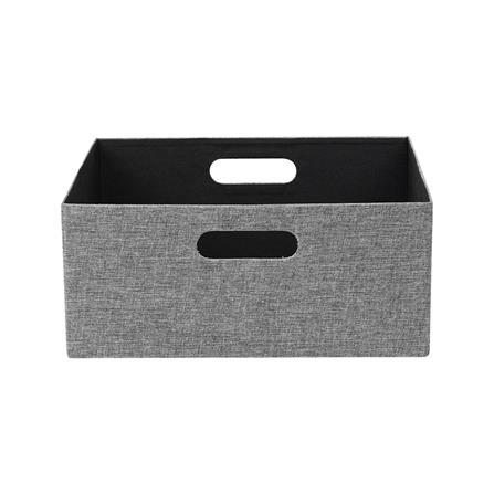 กล่องผ้าพับ STACKO HOME 35x27x15.5 ซม. ไซซ์ M สีเทา_1