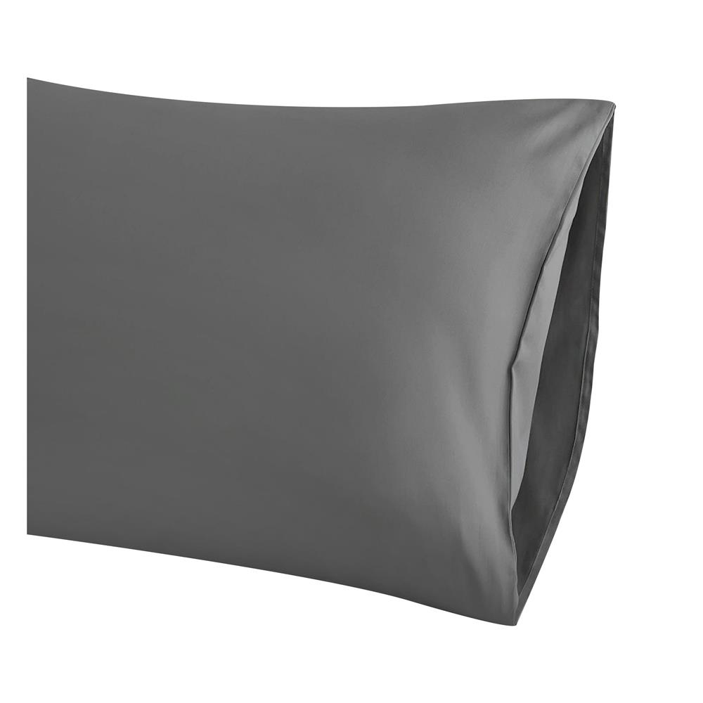 ปลอกหมอน BODY BED CLIP MICROTEX สีเทา