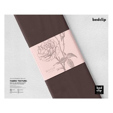 ปลอกผ้านวม BED CLIP MICROTEX 60X80 นิ้ว สีน้ำตาล_1
