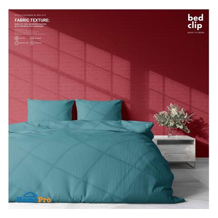 ปลอกผ้านวม BED CLIP MICROTEX 100X90 นิ้ว สี BLUE_3