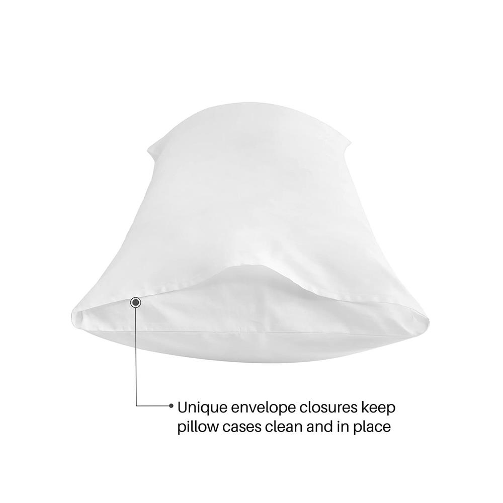 ปลอกหมอน BODY BED CLIP MICROTEX สีขาว