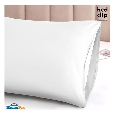 ปลอกหมอน BODY BED CLIP MICROTEX สีขาว_4
