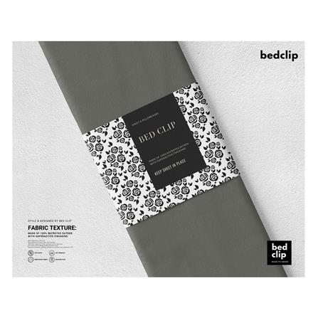 ปลอกผ้านวม BED CLIP MICROTEX 60X80 นิ้ว สี DARK GREY_1