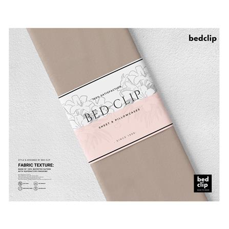 ปลอกหมอน BODY BED CLIP MICROTEX สีน้ำตาล_5