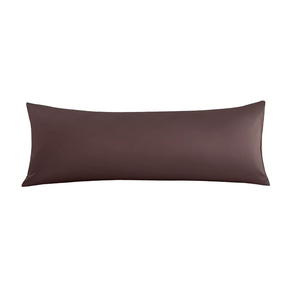 ปลอกหมอน BODY BED CLIP MICROTEX สีน้ำตาล