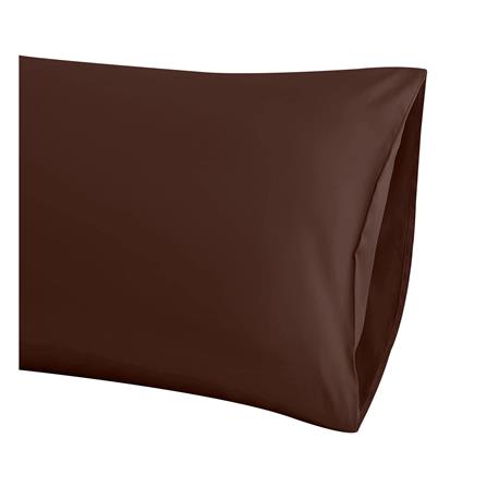 ปลอกหมอน BODY BED CLIP MICROTEX สีน้ำตาล_2