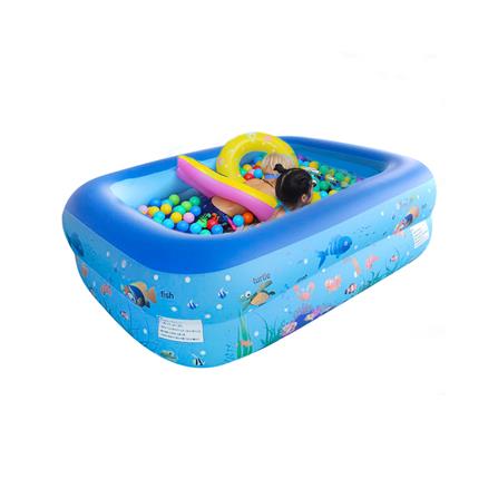 สระน้ำเป่าลมลายปลา FLOAT ME SUMMER 110 ซม. สีฟ้า_3