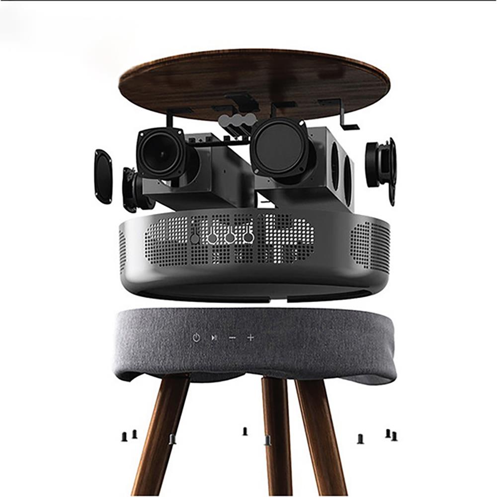 โต๊ะข้างอัจฉริยะ RAGGIO STC-408 สีวอลนัท