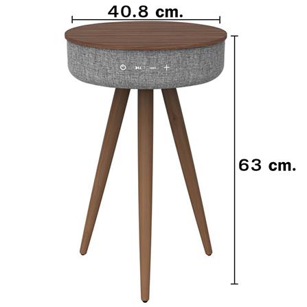 โต๊ะข้างอัจฉริยะ RAGGIO STC-408 สีวอลนัท_4