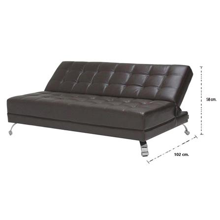 โซฟาเบด KONCEPT RICHMON สีน้ำตาลเข้ม_2