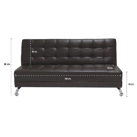 โซฟาเบด KONCEPT RICHMON สีน้ำตาลเข้ม_1