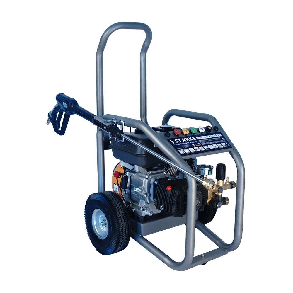 เครื่องอัดฉีดน้ำแรงดันสูง (พร้อมรถเข็น) STARKE SK-3000E (INDUCTION MOTOR) 2900 บาร์ 6.5 แรงม้า