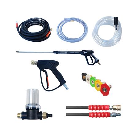 เครื่องอัดฉีดน้ำแรงดันสูง (พร้อมรถเข็น) STARKE SK-3000E (INDUCTION MOTOR) 2900 บาร์ 6.5 แรงม้า_2