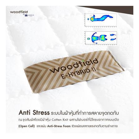 ที่นอน 3.5 ฟุต WOODFIELD E-HYBRID II พร้อมหมอนหนุน 1 ชิ้น_8