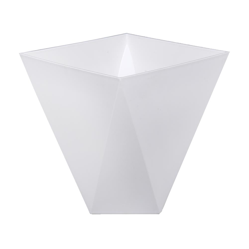 กระถางพลาสติก SPRING GRAM 26 ซม. สีขาว