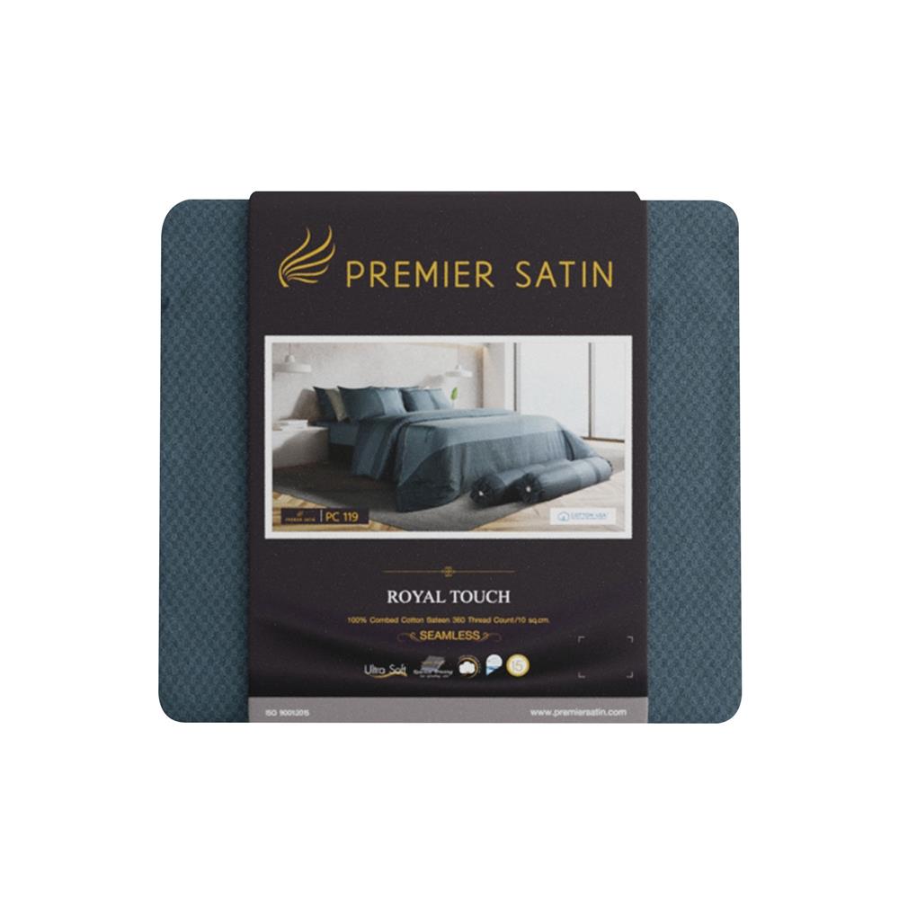 ชุดผ้าปูที่นอน 5 ฟุต 3 ชิ้น PREMIER SATIN ROYAL TOUCH PC119